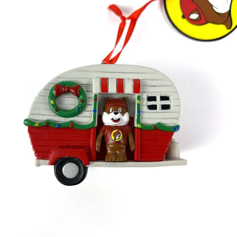 Buc-ees‎ Bucky Beaver Camper Ornament Trailer RV Christmas Holiday NWT